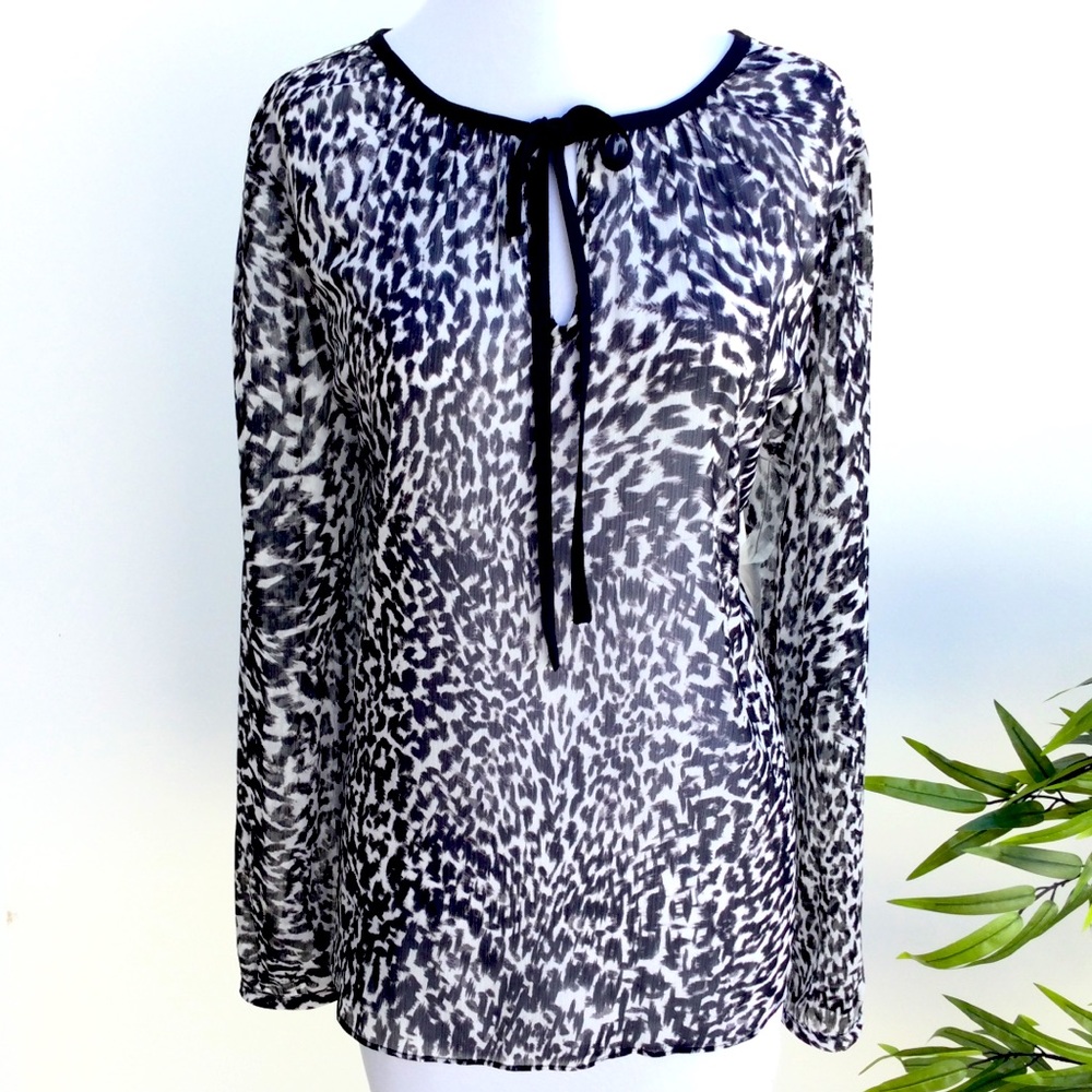 Animal Print Blouse